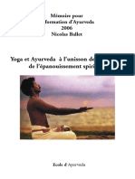 Yoga Et Ayurveda A L'unisson de La Sante Et de L'epanouissement Spirituel