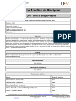 Programa Analitico-Mídia e Subjetividade