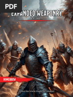 Improvised Weapon Mechanics in D&D 5E | PDF