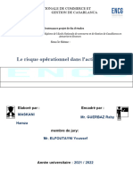 Le Risque Opérationnel
