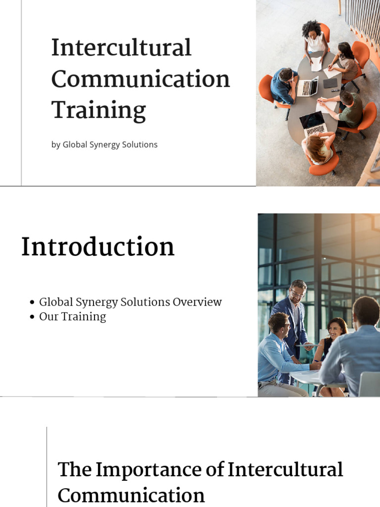Intercultural Communication Training Guide | PDF | Cross Cultural ...