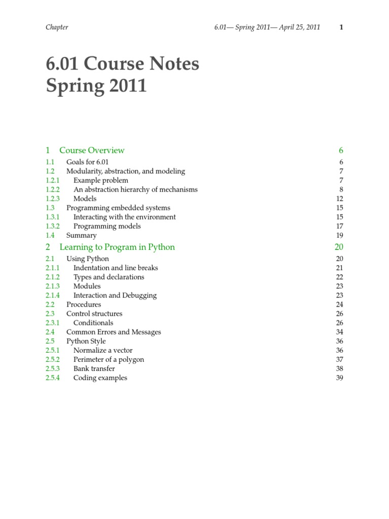 MIT Python Course | PDF | Object Oriented Programming | Subroutine