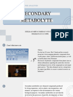 Secondary Metabolyte - Organic Compound Analysis