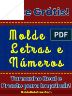 Molde de Letras Pequeno Principe