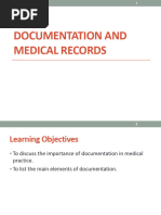 Documentation and Medical Records 