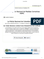 Consulta RNMC