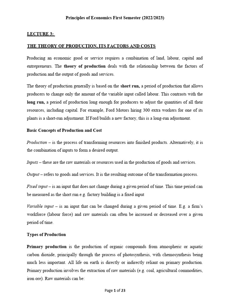 Principles of economics download free pdf production function