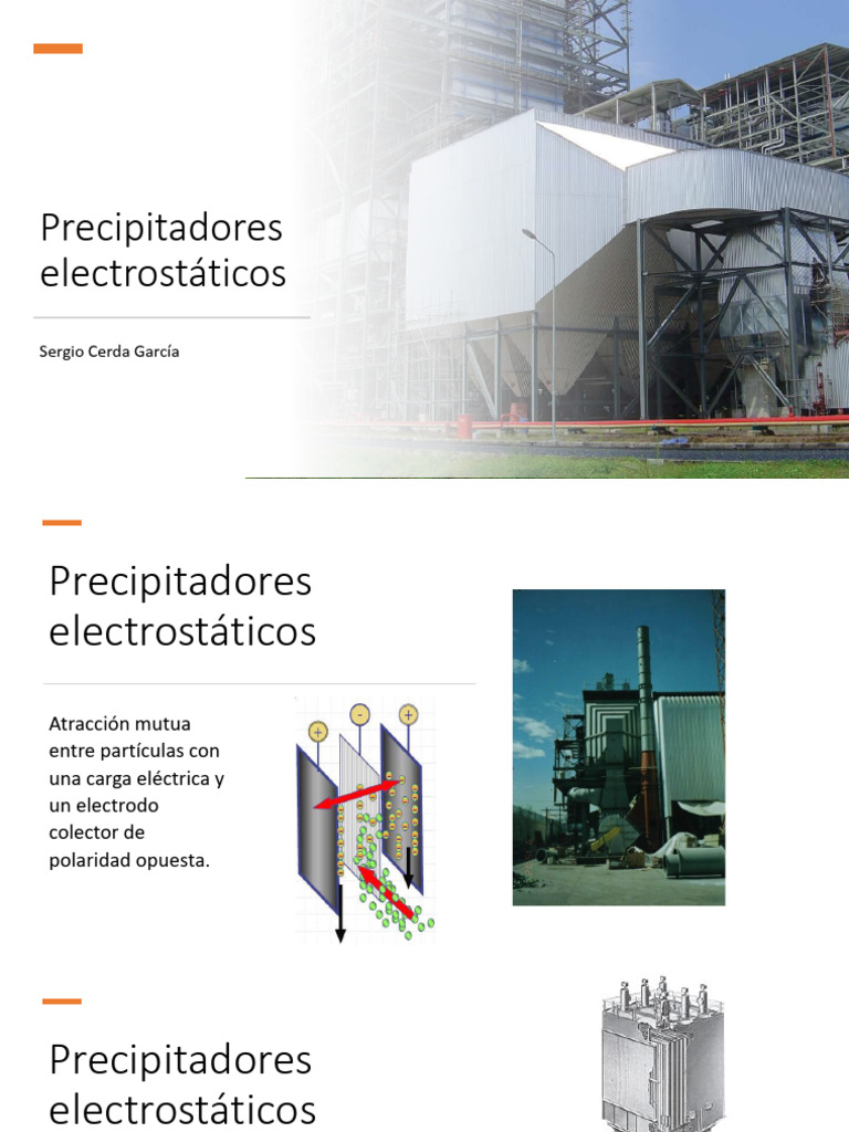Funcionamiento de precipitadores electrostáticos | PDF | Gases ...