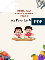 Modul Ajar Bahasa Inggris - My Favorite Food - Fase C