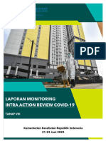 Laporan Monitoring Tindak Lanjut Intra Action Review (IAR) COVID-19 - Juni 2023