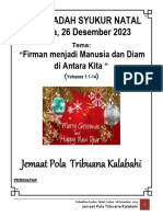 Selasa, 26 Desember 2023