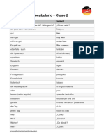 Vocabulario – Clase 2