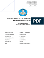 RPP Bahasa Indonesia KLS 8 Semester 1 Ok