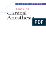2013 Handbook of Clinical Anesthesia-LWW