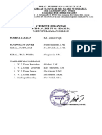 Struktur Organisasi MTs Ma'arif NU 01 Sidareja