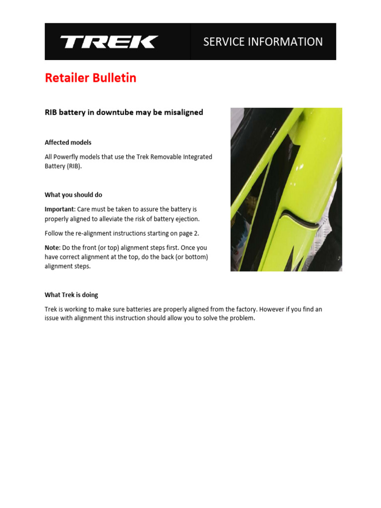 RIB Battery Alignment Instructions | PDF | Mechanical Engineering ...