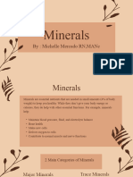 Major and Trace Minerals