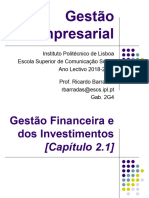 0.3 Gestão Financeira e Dos Investimentos (Capítulo 2.1)