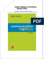 Communication Matters 3rd Edition Ebook PDF