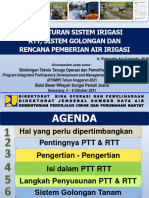 Pengaturan Sistem Irigasi