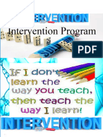 Construction of Intervention Program