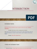 Class 13 - Interjection