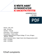 Chronic Dacryocystitis Case Presentation