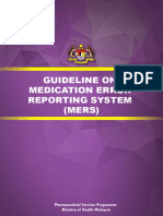Guideline Medication Error Reporting System