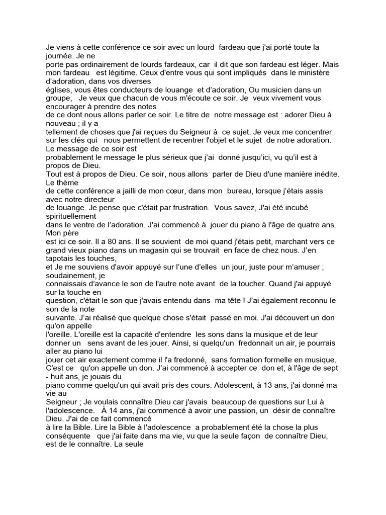 Adorer Dieu : Clés de la connaissance | PDF | Idolâtrie | Dieu