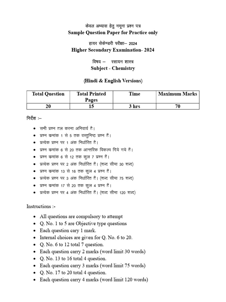 OSWAAL SAMPLE PAPER CLASS 12 CHEMISTRY 2023 PDF DOWNLOAD intelligence overview