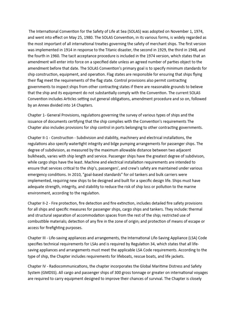 WHAT ARE THE SOLAS REQUIREMENTS visual data 4