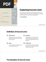 Exploring Isocost Lines