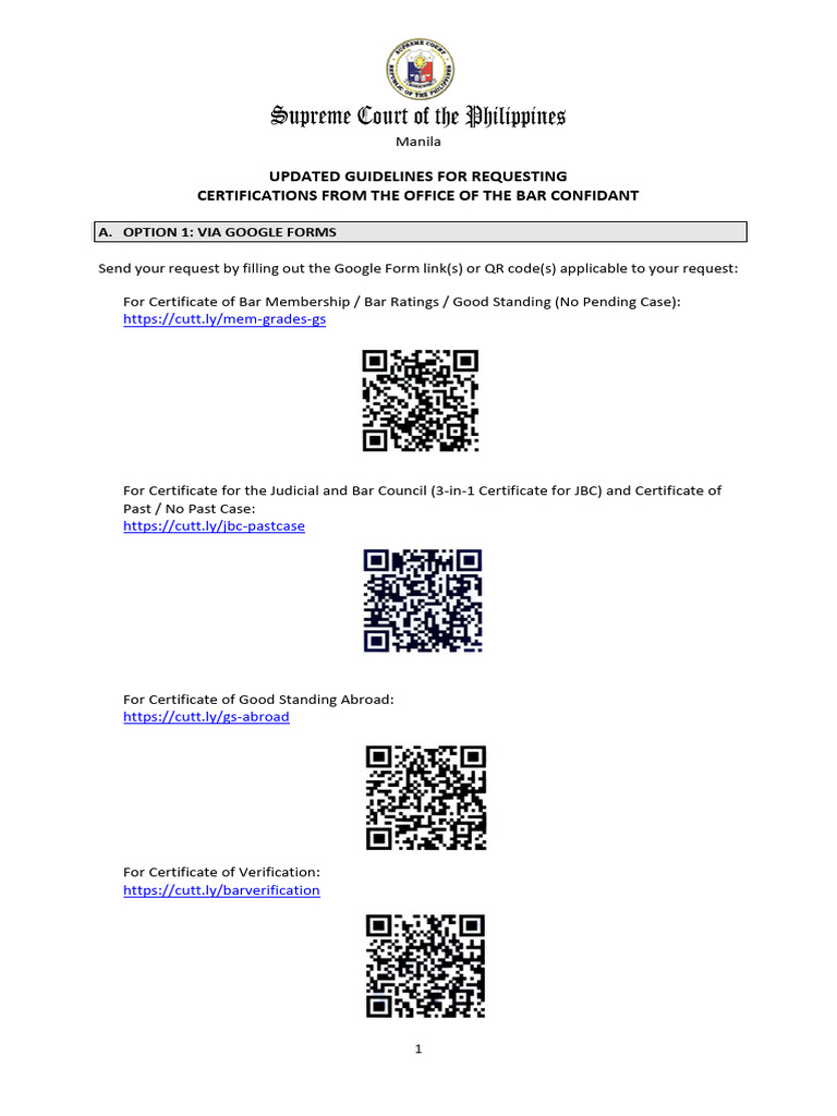 OBC Certification Request Guidelines 2024 | PDF | Mail | Qr Code