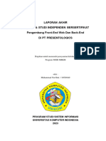 Laporan Akhir - Studi Independed - Muhammad Nur Ilmi - 10520040 - SIB Dicoding X Kampus Merdeka Cycle 4 - 1687518063963 - Muhammad Nur Ilmi F081XB448