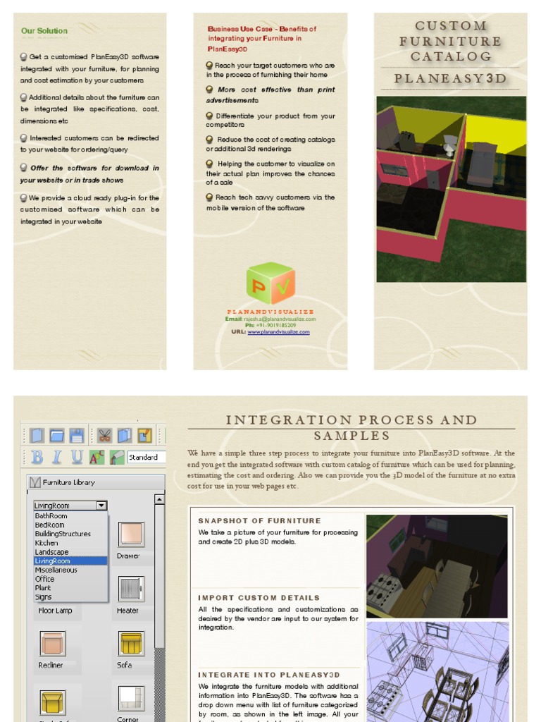 Custom Furniture Integration Guide | PDF