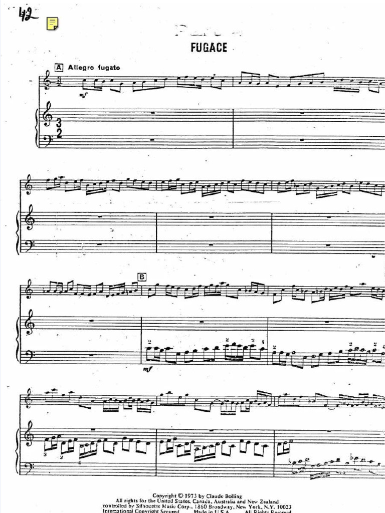 Claude bolling suite for flute amp piano fugace pdf pdf