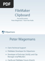 POSX FileMakerClipBoard