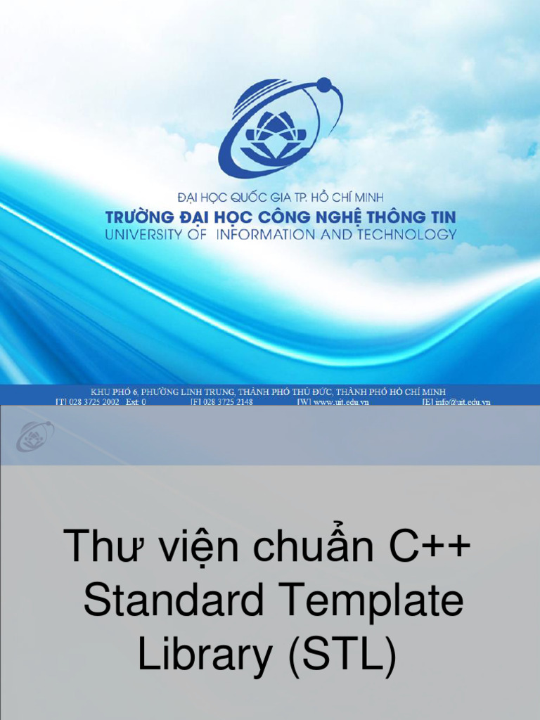 Tham Khao Thu Vien STL | PDF