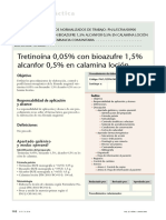 Tretinoína 0,05% Con Bioazufre 1,5% Alcanfor 0,5% en Calamina Loción