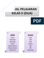 Jadwal Pelajaran