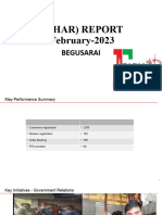 District Begusarai Monthly Update