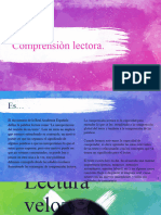 Comprensiòn Lectora