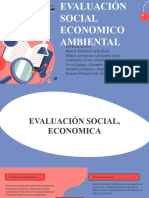 2 Y 3 Evaluación Ambiental, Económica y Social