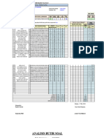 Analisis Butir Soal Pilihan Ganda INGGRIS 9B