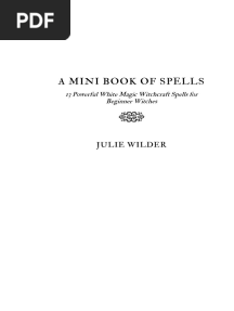 A Mini Book of Spells 