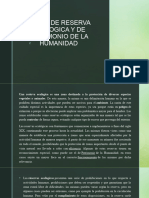 Zonas de Reserva Ecologica y de Patrimonio de