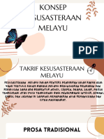 Tajuk Minggu 1 Jenis Bentuk Ciri Prosa Tradisional, Prosa Moden Dan Puisi Tradisional