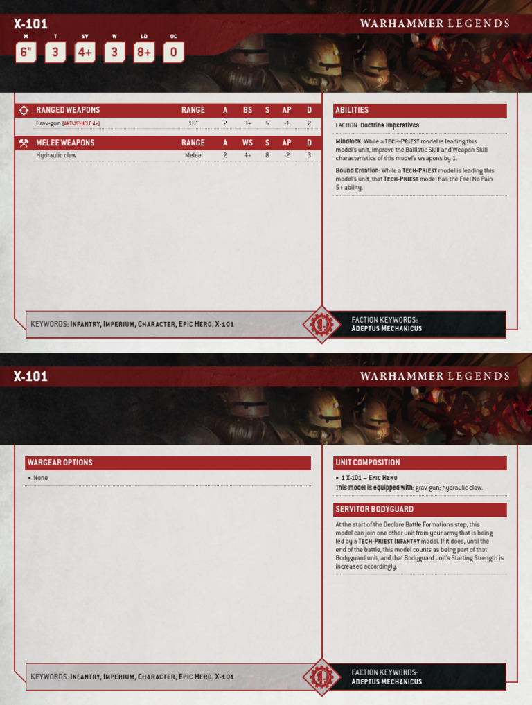 10th Legends Adeptus Mechanicus | PDF | Military | Military Science