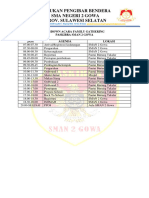 Rundown Acara Family Gathering