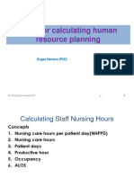 Nursing STAFF REQUIRMENT Calculation - S